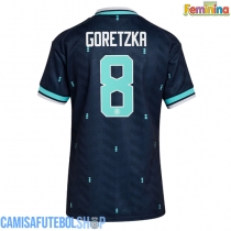 Camisa de time de futebol Alemanha Leon Goretzka #8 Replicas 2º Equipamento Feminina Mundo 2026 Manga Curta